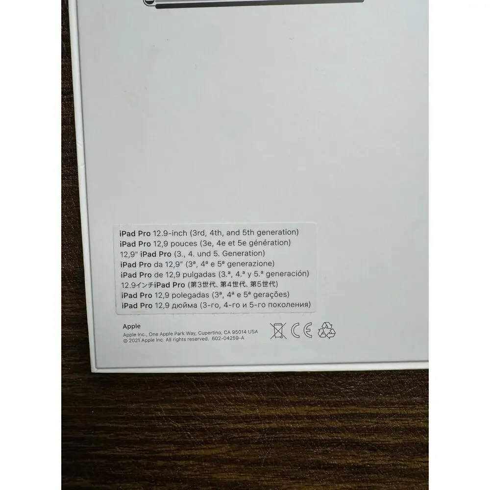Apple iPad Pro 12.9” Magic Keyboard Packaging - Empty Box ONLY